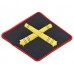 Нарукавный знак командного (офицерского) состава ИПТА, обр.1942/44 года. Вышитый нитью.